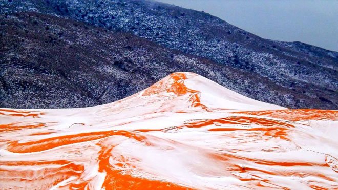 Năm 2017, tuyết lại lần nữa vây kín Ain Sefra.