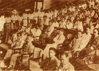Lễ khai giảng Trường Đại học Quốc gia Việt Nam ngày 15 tháng 11 năm 1945, khóa đầu tiên dưới chính phủ Việt Nam Dân chủ Cộng hòa